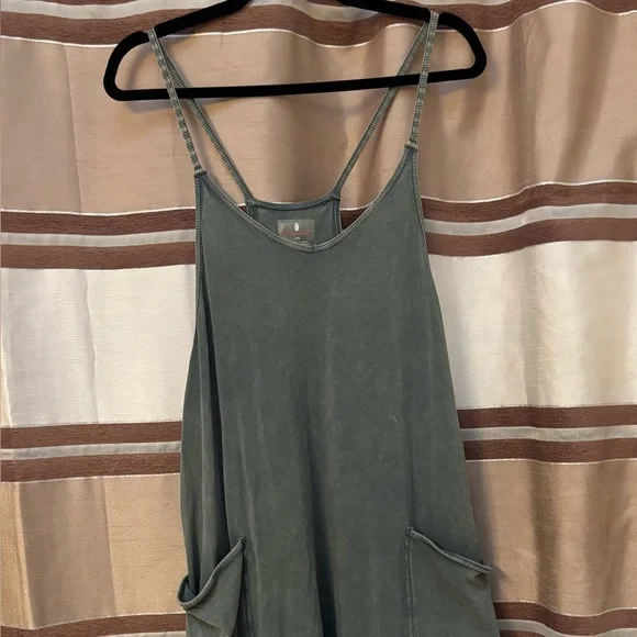 Olive Green Free People Jumpsuit - Picture 3 of 6